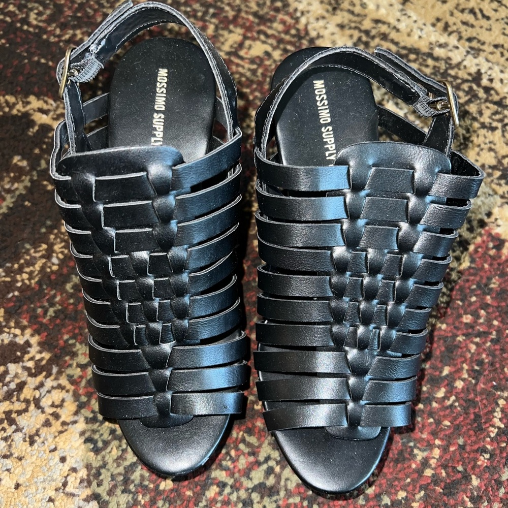 Mossimo Supply Co. Women's Black Strappy Sandals